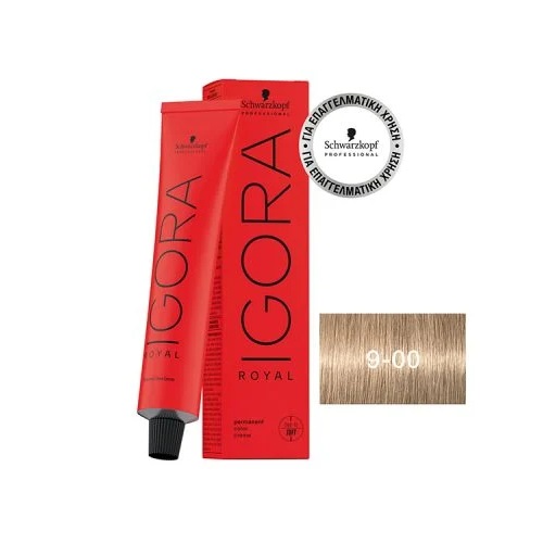 Schwarzkopf Professional Igora Royal 9-00 Ξανθό Πολύ Ανοιχτό Έντονο Φυσικό 60ml