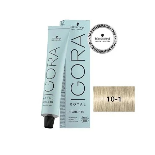 Schwarzkopf Professional Igora Royal Highlifts 10-1 Κατάξανθο Σαντρέ 60ml