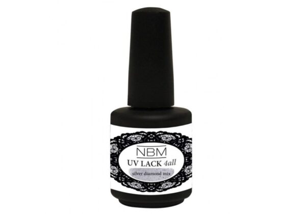 NBM UV Lack 4all Silver Diamond Mix 14ml