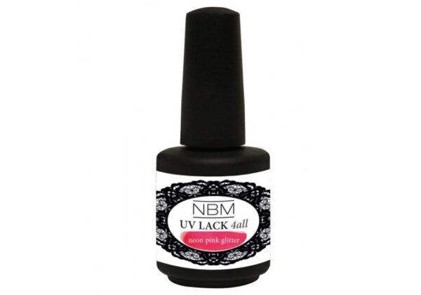 NBM UV Lack 4all Neon Pink Glitter 14ml