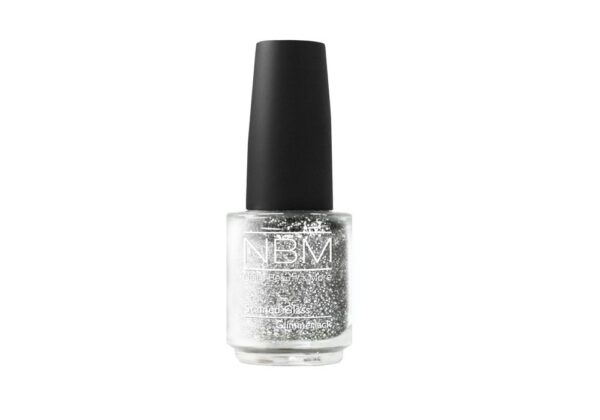 NBM Stained Glass Glimmer Silver Polish 14ml