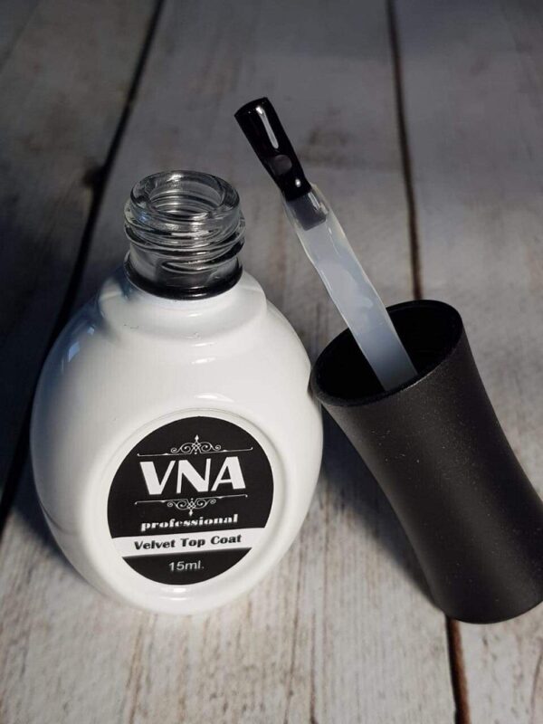 VNA PROFESSIONAL TOP VELVET NO WIPE FOR UV GEL POLISH SOAK OFF 15ml