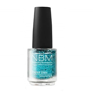 NBM Stained Glass Glimmerlack Blau 14ml
