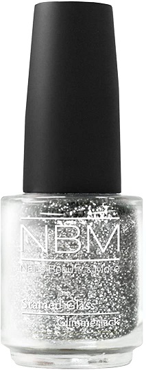 NBM Stained Glass Glimmerlack Silver 14ml