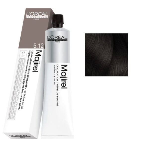 L'OREAL PROFESSIONNEL MAJIREL 5.12 Καστανό Ανοιχτό Φυσικό Ιριζέ 50ml
