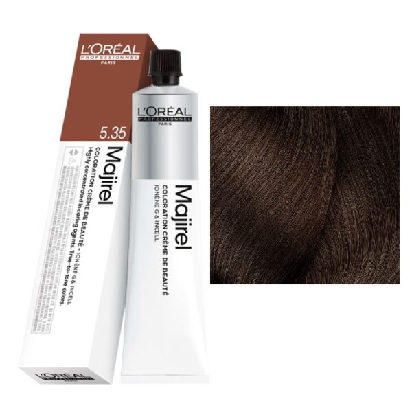 L'OREAL PROFESSIONNEL MAJIREL 5.35 Καστανό Ανοιχτό Ντορέ Ακαζού 50ml