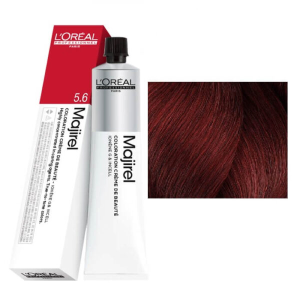 L’OREAL PROFESSIONNEL MAJIREL 5.6 Καστανό Ανοιχτό Κόκκινο 50ml