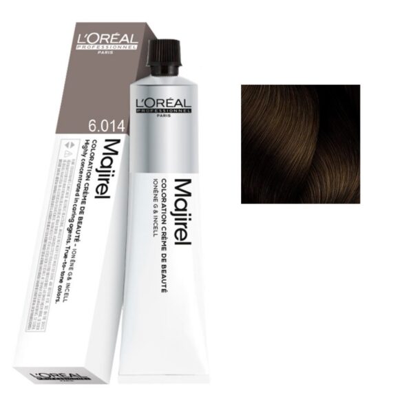 L'OREAL PROFESSIONNEL MAJIREL 6.014 Ξανθό Σκούρο Φυσικό Σαντρέ Χάλκινο 50ml