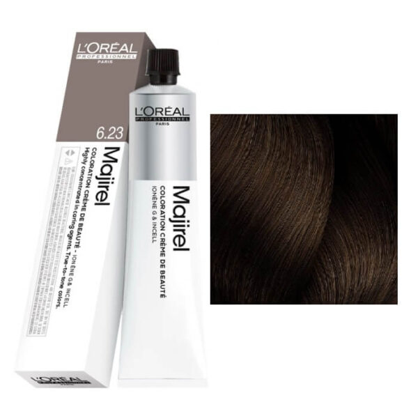 L'OREAL PROFESSIONNEL MAJIREL 6.23 Ξανθό Σκούρο Ιριζέ Ντορέ 50ml