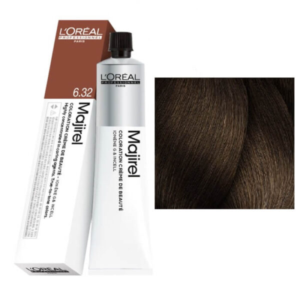 L'OREAL PROFESSIONNEL MAJIREL 6.32 Ξανθό Σκούρο Ντορέ Ιριζέ 50ml