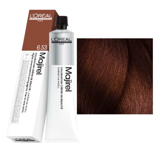 L'OREAL PROFESSIONNEL MAJIREL 6.53 Ξανθό Σκούρο Ακαζού Ντορέ 50ml