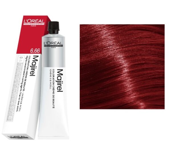 L’OREAL PROFESSIONNEL MAJIREL 6.66 Ξανθό Σκούρο Κόκκινο Βαθύ 50ml