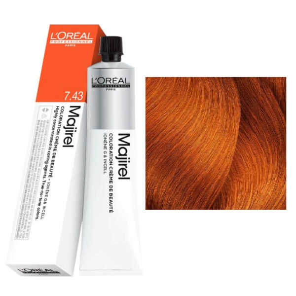 L'OREAL PROFESSIONNEL MAJIREL 7.43 Ξανθό Χάλκινο Ντορέ 50ml