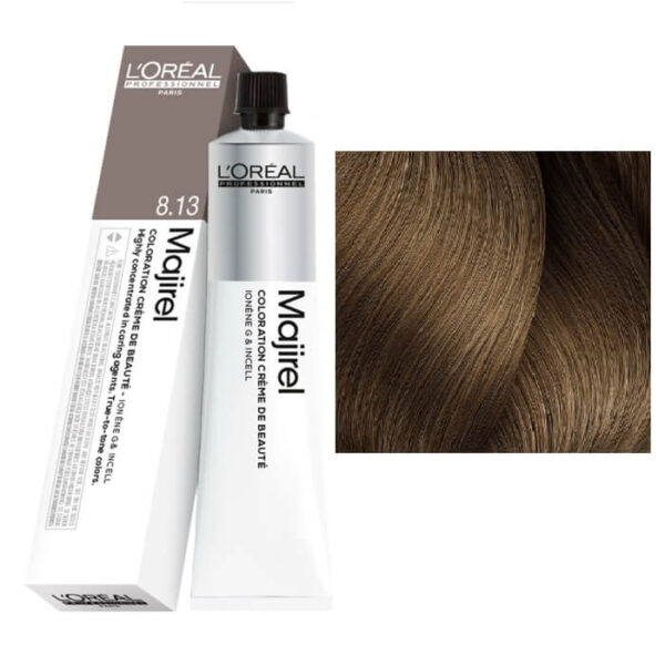 L'OREAL PROFESSIONNEL MAJIREL 8.13 Ξανθό Ανοιχτό Σαντρέ Ντορέ 50ml