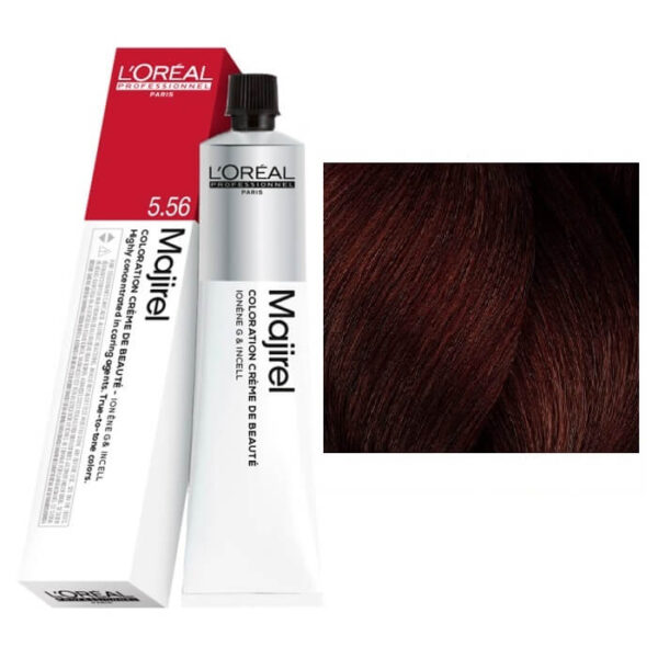 L’OREAL PROFESSIONNEL MAJIREL 5.56 RUBILANE Καστανό Ανοιχτό Ακαζού Κόκκινο 50ml