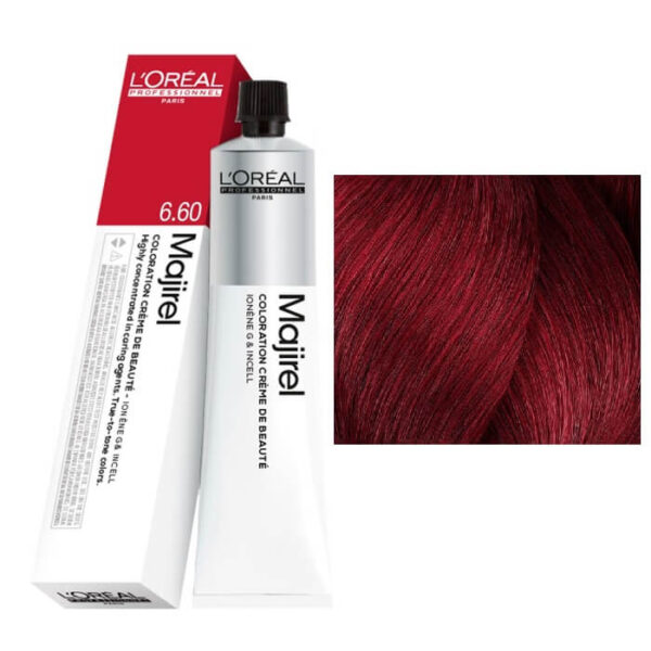 L'OREAL PROFESSIONNEL MAJIREL 6.60 DM5 Ξανθό Σκούρο Κόκκινο Έντονο 50ml