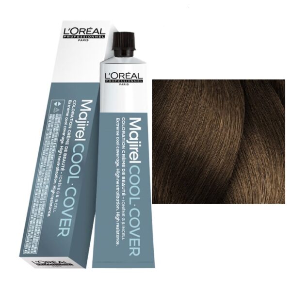 L'OREAL PROFESSIONNEL MAJIREL COOL-COVER 7.18 Ξανθό Σαντρέ Μόκα 50ml