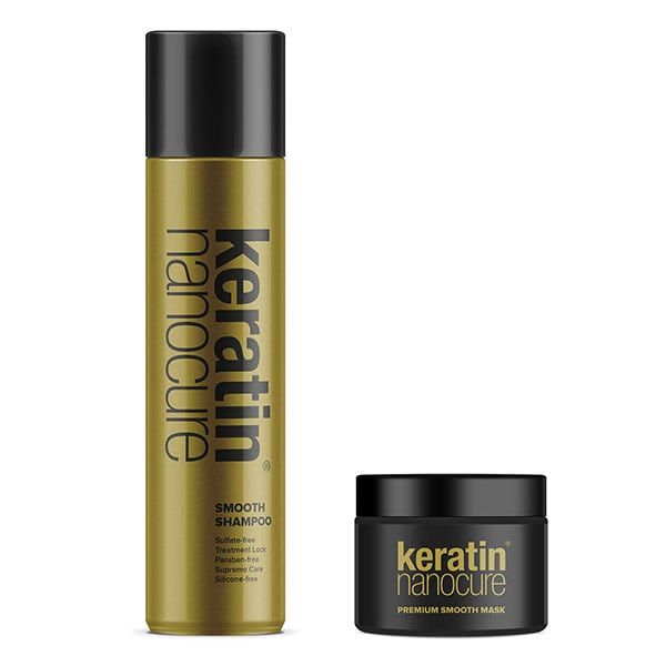 Keratin Nanocure® Smooth Shampoo 500 & Mask 250ml
